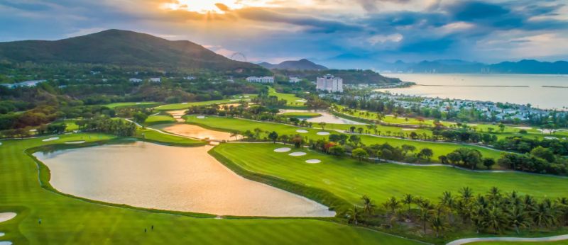 Vinpearl Golf Nha Trang có không gian tuyệt đẹp, nên thơ