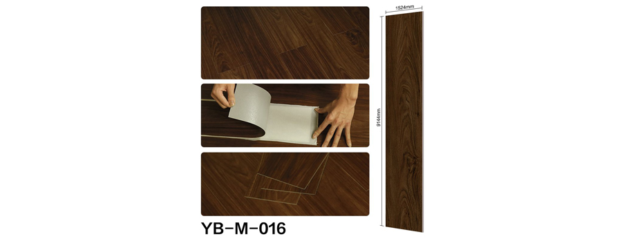 Mẫu sàn nhựa bóc dán vân gỗ 16